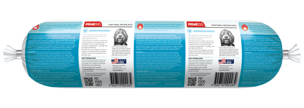 Prime 100 Single Protein Diet - Lamb & Pumpkin Fresh Refrigerated Dog Food