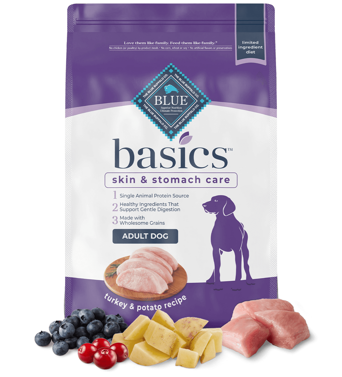 Blue buffalo low clearance sodium dog food