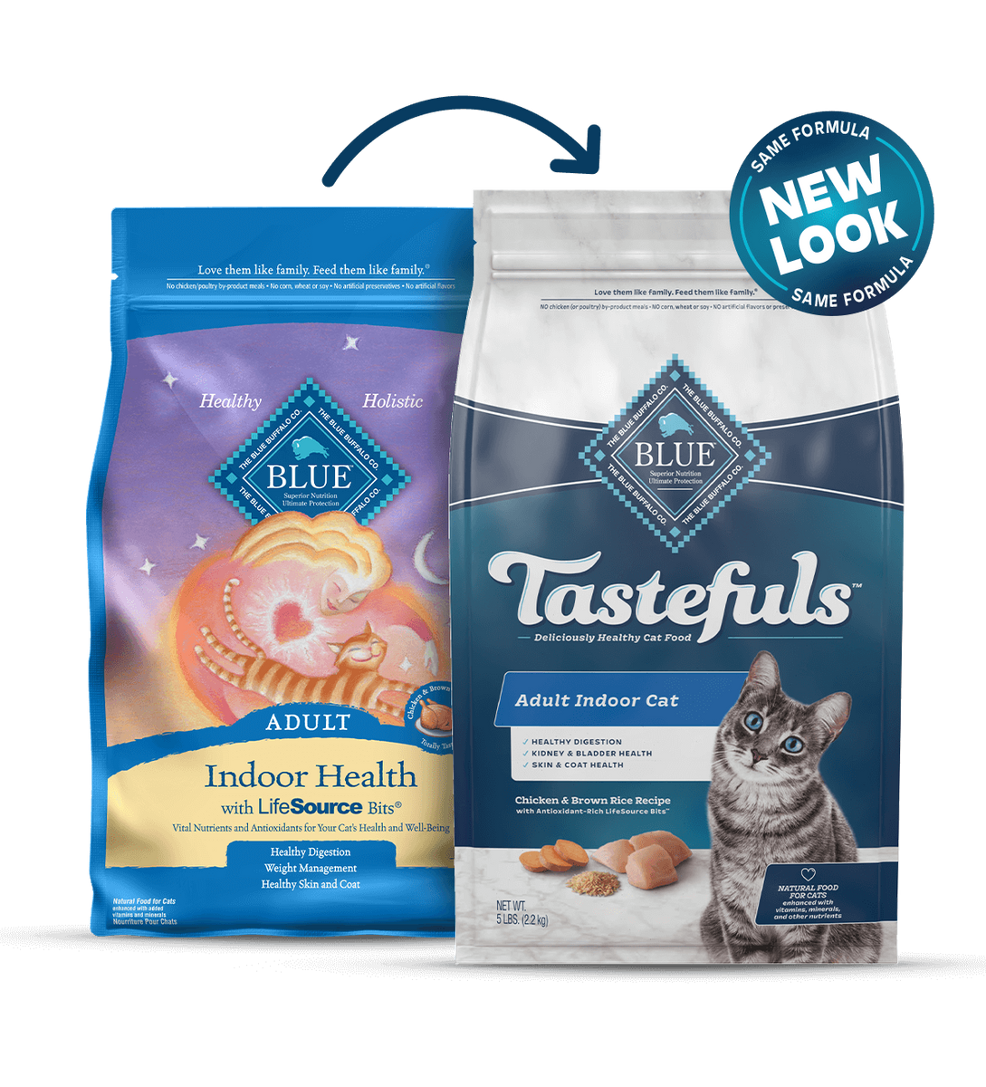 blu buffalo cat food mm chicken Blue Buffalo Cat Indoor Health Chicken | Free* NJ Local Delivery