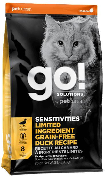 Petcurean GO! Solutions Sensitivities Limited Ingredient Duck Recipe D