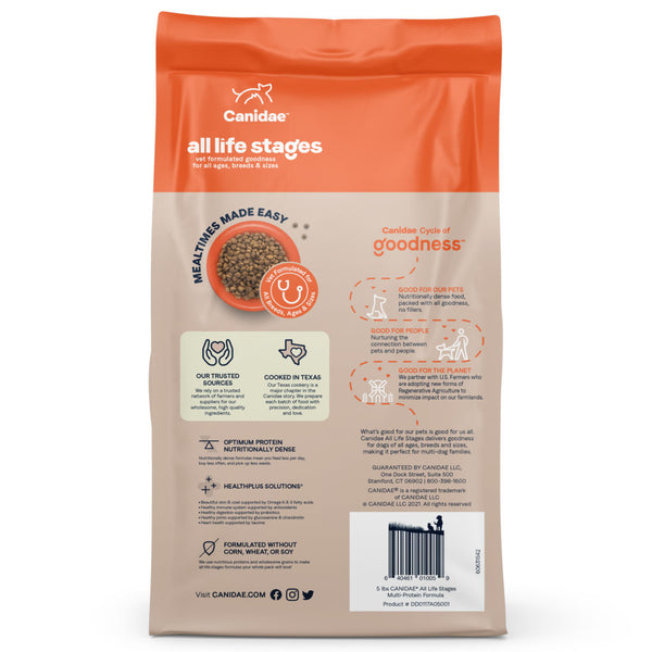Canidae All Life Stages Multi Protein- Chicken, Turkey, Lamb & Fish, Dry Dog Food