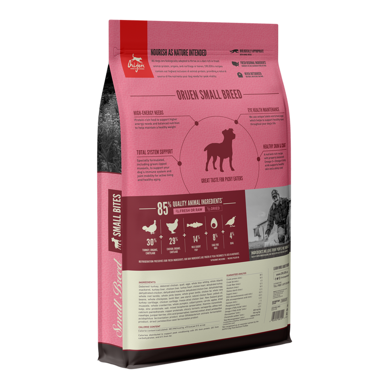 Orijen Small Breed ドライフード 4lb Amazon.com: ORIJEN Grain Free High Protein Dry Dog Food