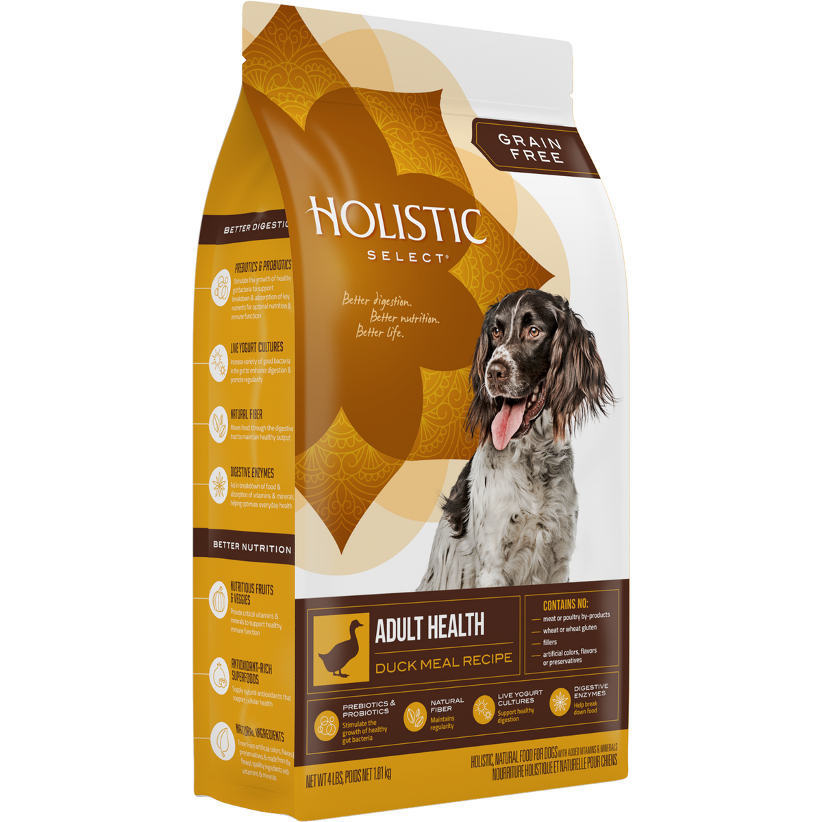 Holistic Select Grain Free Duck Dry Dog Food Free NJ Local