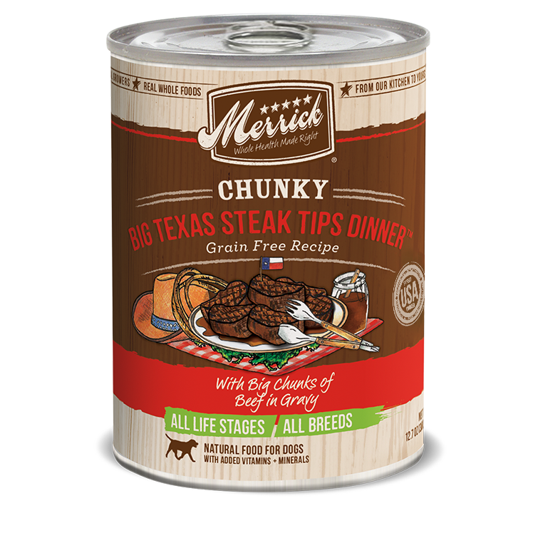 Merrick Chunky Big Texas Steak Tips Dinner Free* NJ Local Delivery