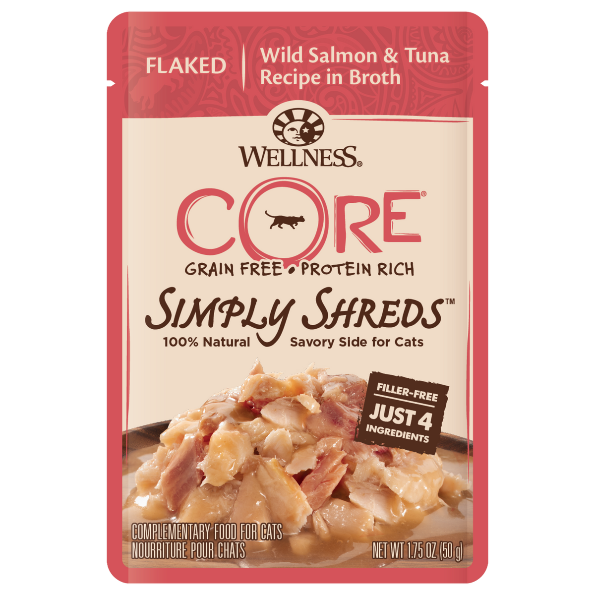 Wellness core simply shreds cat best sale