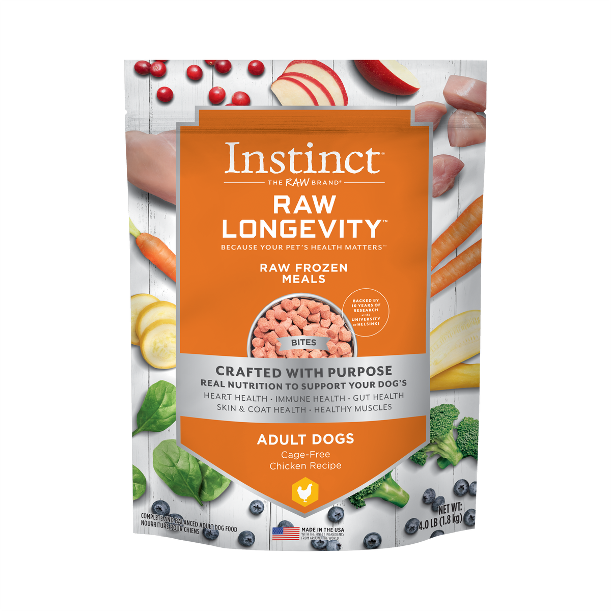 Frozen raw sales chicken for dogs