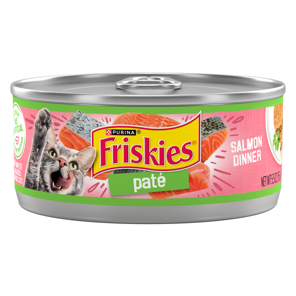 Friskies Pate Wet Cat Food 5.5 oz, Case of 24