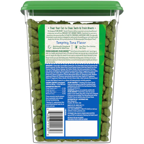 Feline Greenies Tempting Tuna Cat Treats