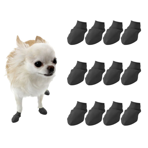 Protex Pawz Black Rubber Dog Boots