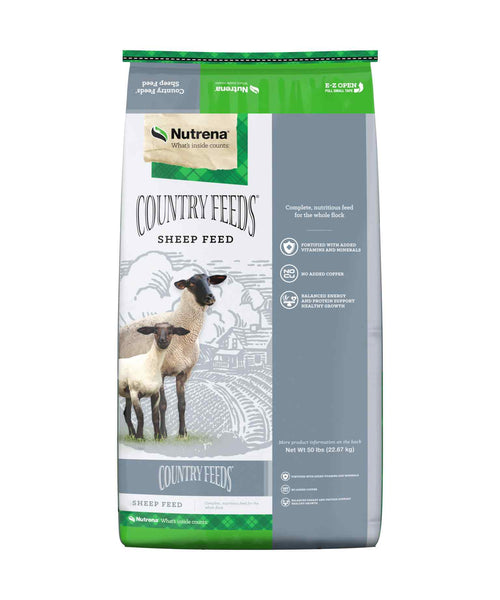 Nutrena Country Feeds 16% Pelleted Sheep Feed Medicated bag