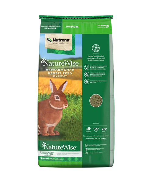 Nutrena NatureWise 18% Performance Rabbit Feed bag