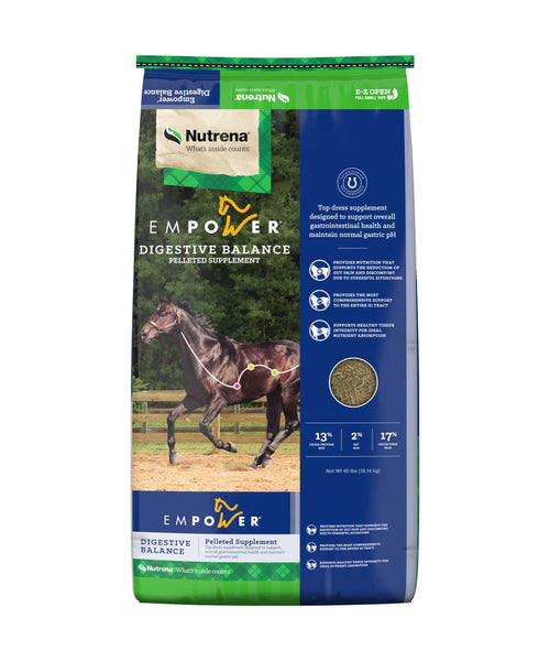 Nutrena Empower Digestive Balance Horse Supplement bag
