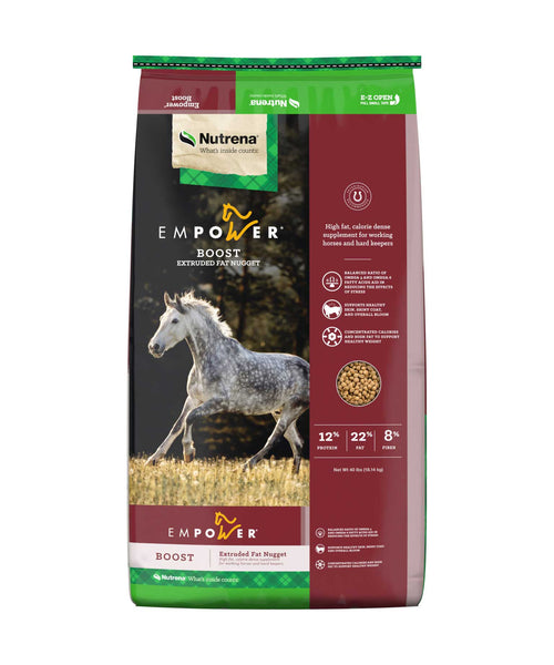 Nutrena Empower Boost Horse Supplement bag