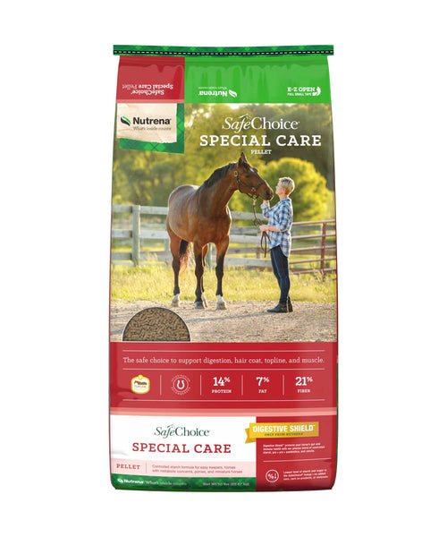 Nutrena SafeChoice Special Care Horse Feed bag