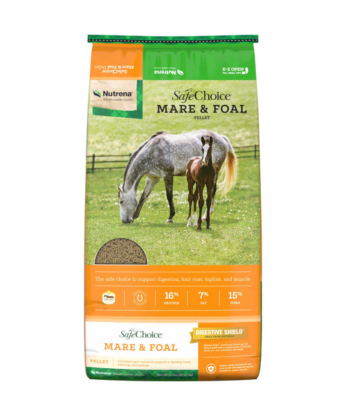 Nutrena SafeChoice Mare & Foal Horse Feed bag