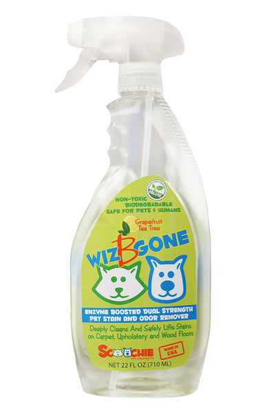 Scoochie Wiz B Gone Carpet Stain and Odor Remover, 22 oz