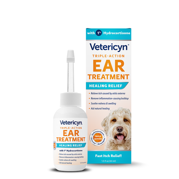 Vetericyn Triple-Action Ear Treatment for Dogs and Cats, 1.5 oz