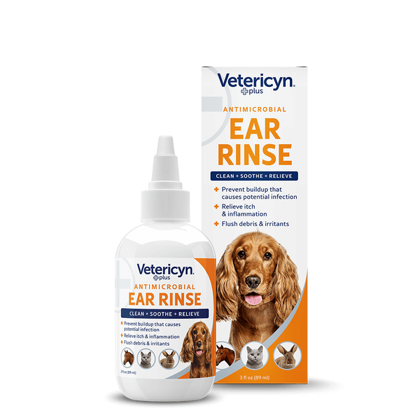 Vetericyn Plus Antimicrobial Ear Rinse, 3 oz