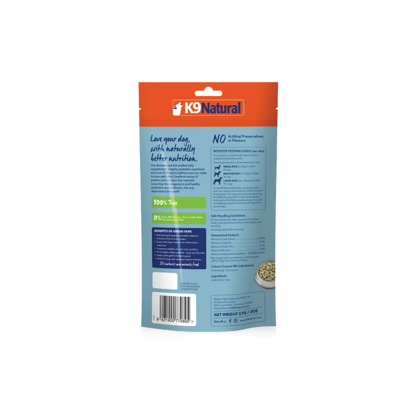 K9 Natural Lamb Green Tripe Freeze-Dried Booster