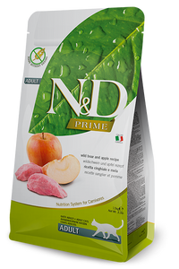 Farmina N&D Prime Grain Free Boar and Apple Dry Cat Food