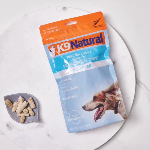 K9 Natural Beef Green Tripe Freeze-Dried Booster