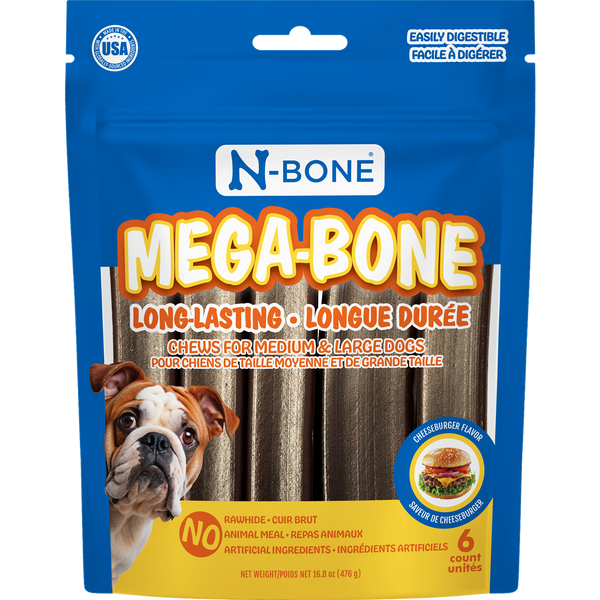 N-Bone Mega-Bone Long-Lasting Dog Chew, additional view 1