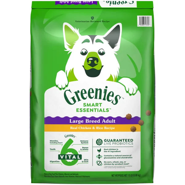 Greenies Smart Essentials Adult Large Breed Chicken & Rice Dry Dog Food