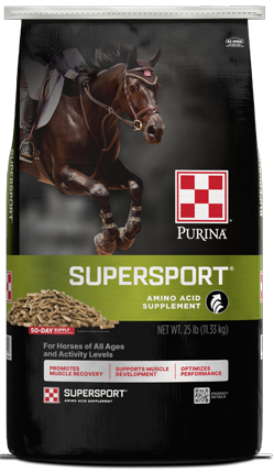 Purina SuperSport amino acid supplement for horses 25 lb bag