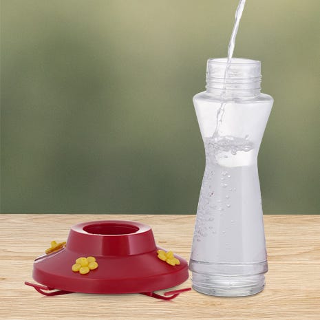 Perky-Pet Pinch Waist Glass Hummingbird Feeder, 16 oz, additional view 2