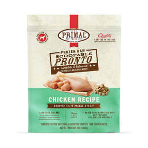Primal Pronto Chicken Scoop & Serve Frozen Dog Food