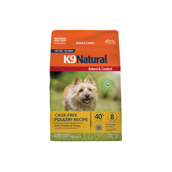 K9 Natural Baked & Coated Dry Dog Food 3.5 lb