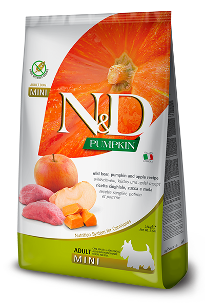 Farmina N&D Pumpkin Grain Free Boar & Apple Mini Adult Dry Dog Food