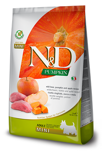 Farmina N&D Pumpkin Grain Free Boar & Apple Mini Adult Dry Dog Food