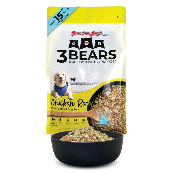 Grandma Lucy's 3 Bears Chicken Freeze Dried Dog Food