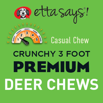 Etta Says! Crunchy 3 Ft Premium Dog Chew