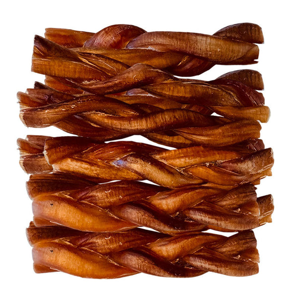 Yummy Chewz Braided Organic Bully Sticks, 500 g Bulk Bag, additional view 3