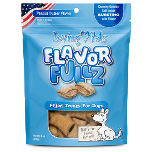 Loving Pets Flavorfullz Peanut Butter Dog Treat