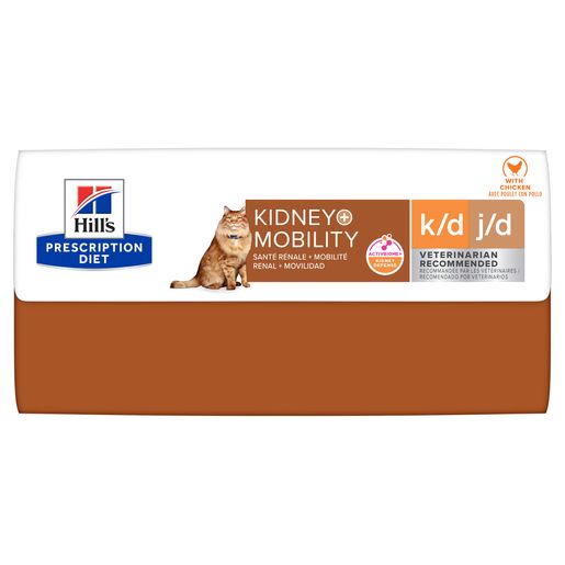 Hills Prescription Diet K/D + J/D Mobility Chicken Dry Cat Food