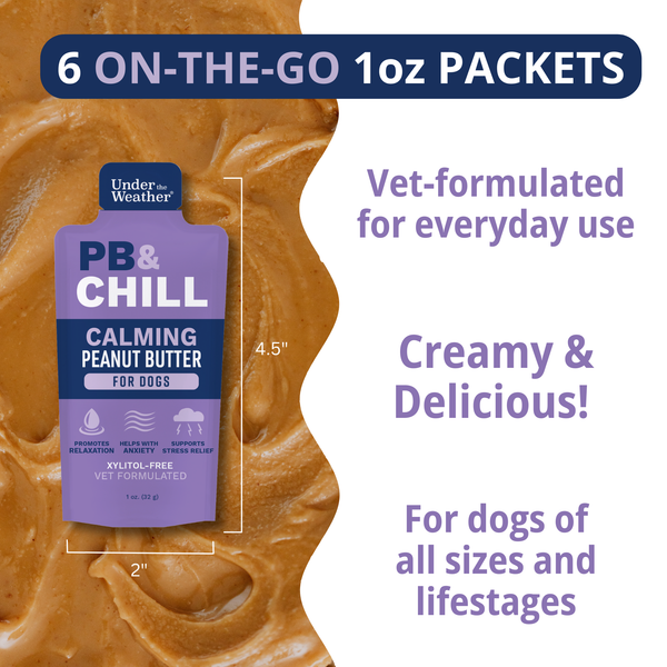 Under the Weather PB&CHILL Calming Peanut Butter for Dogs, additional view 2