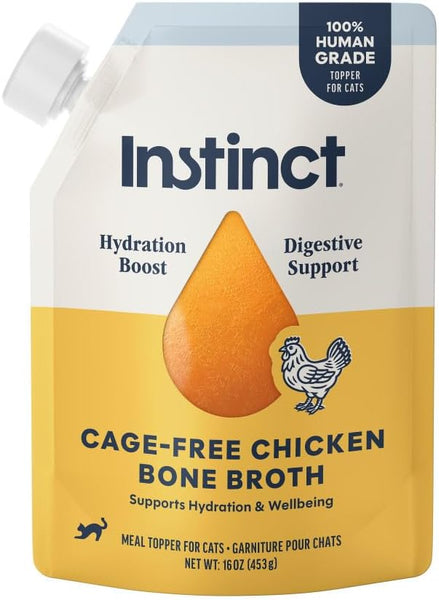 Instinct Chicken Bone Broth, Meal Topper for Cats
