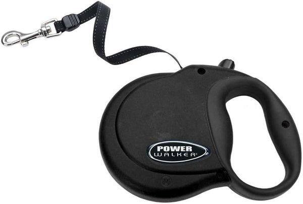 Coastal pet Power Walker Retractable Reflective Dog Leash with Comfort Grip