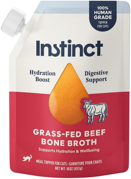 Instinct Beef Bone Broth, Meal Topper for Cats