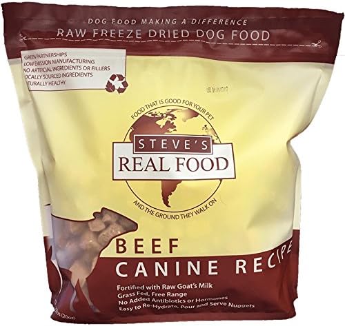 Steve's Real Food Beef Recipe Freeze-Dried Dog & Cat Food