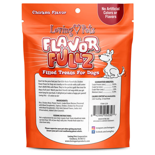 Loving Pets Flavorfullz Chicken Dog Treat
