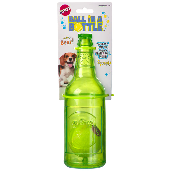 SPOT Ball in a Bottle Beer Dog Toy, additional view 1