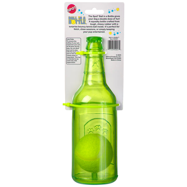SPOT Ball in a Bottle Beer Dog Toy, additional view 2
