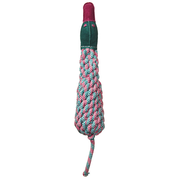 SPOT Dura-Fused Leather Bottle Dog Toy, 16 in