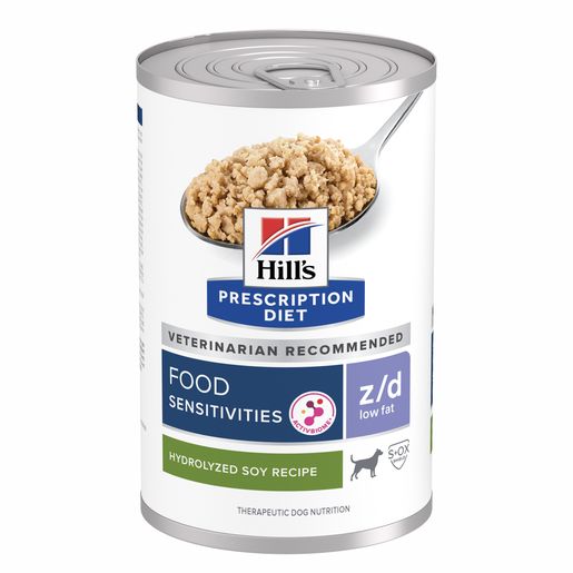 Hills Prescription Diet Z/D *LOW FAT* Hydrolyzed Soy Wet Dog Food