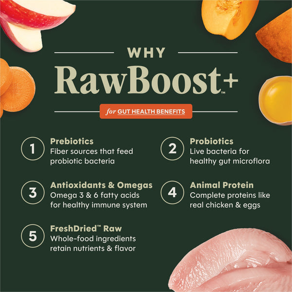 Instinct RawBoost+ Kibble Gut Health Recipe Dry Dog Food