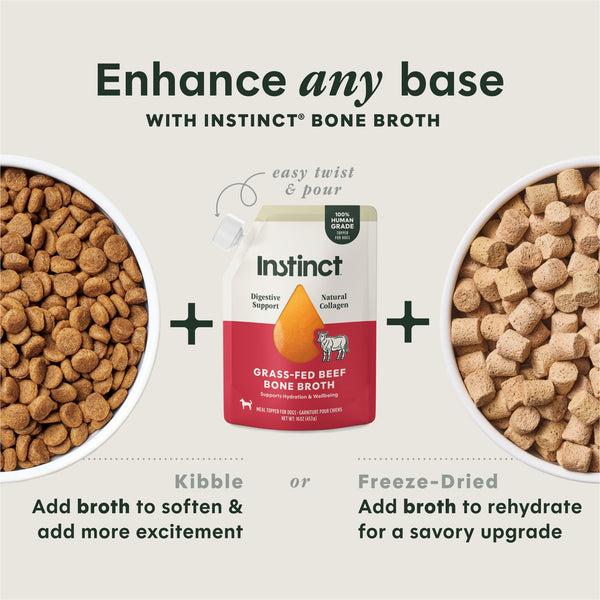 Instinct Grass-Fed Beef Bone Broth for Dogs